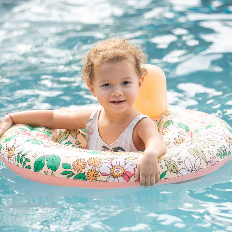 Swim Essentials Σωσίβιο ⌀69εκ. για μωρά από 0-1 ετών Flowers