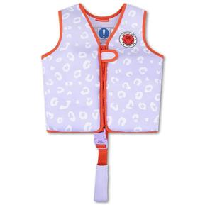 Swim Essentials Σωσίβιο γιλέκο κολύμβησης για παιδιά 3-6 ετών "Lila Leopard" SWE-2023SE509