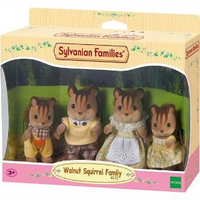 Sylvanian Families Walnut Squirrel Family Οικογένεια Σκίουρων 4172