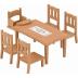 Sylvanian Families Family Table & Chairs - Οικογενειακό Τραπέζι 4506