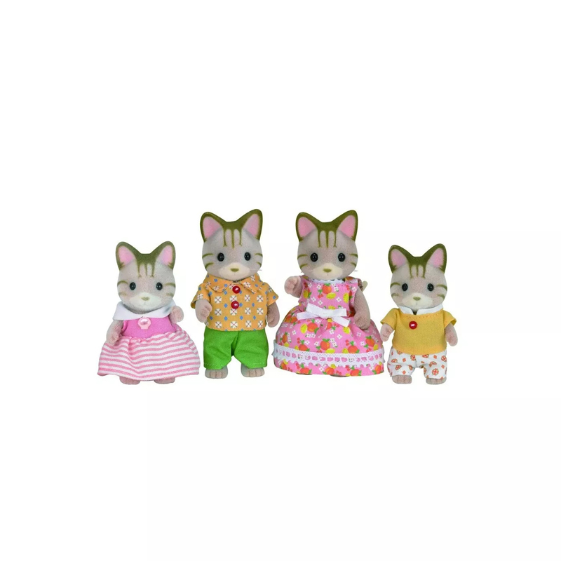 Sylvanian Families Οικογένεια Stripped Cat- Γατάκια με Ρίγες 5180