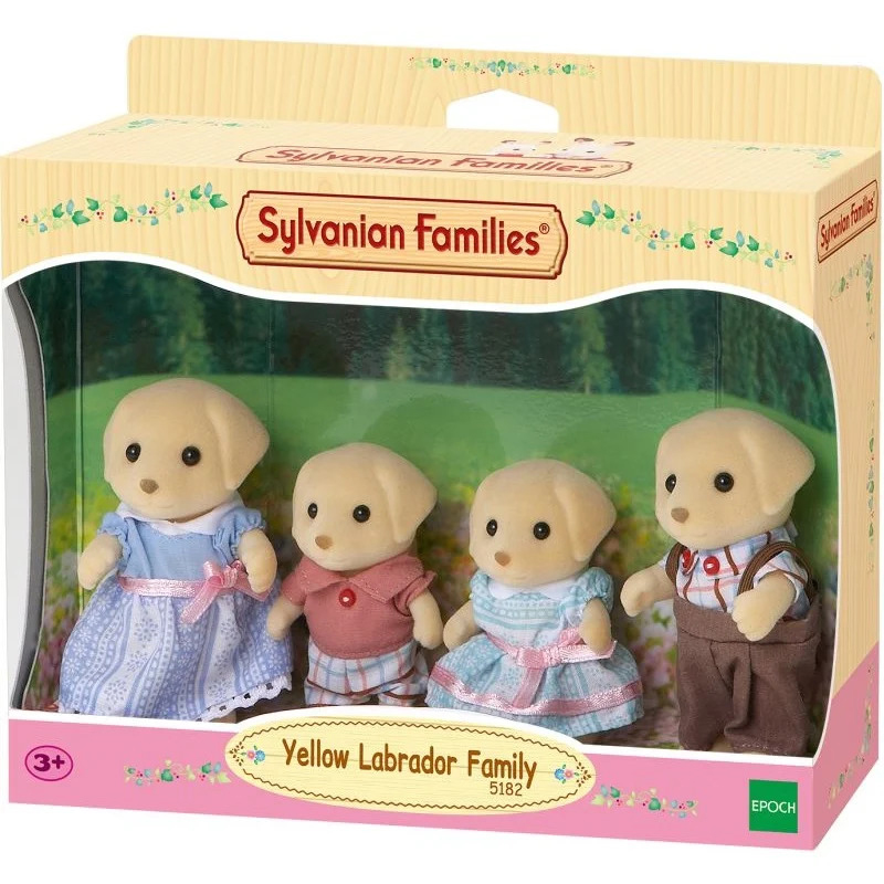 Sylvanian Families Yellow Labrador Family Οικογένεια Σκυλάκια Yellow Labrador 5182