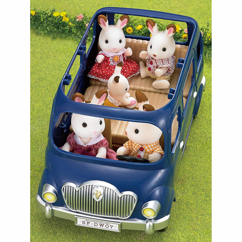 Sylvanian Families Επταθέσιο Μπλε Αυτοκίνητο 5274