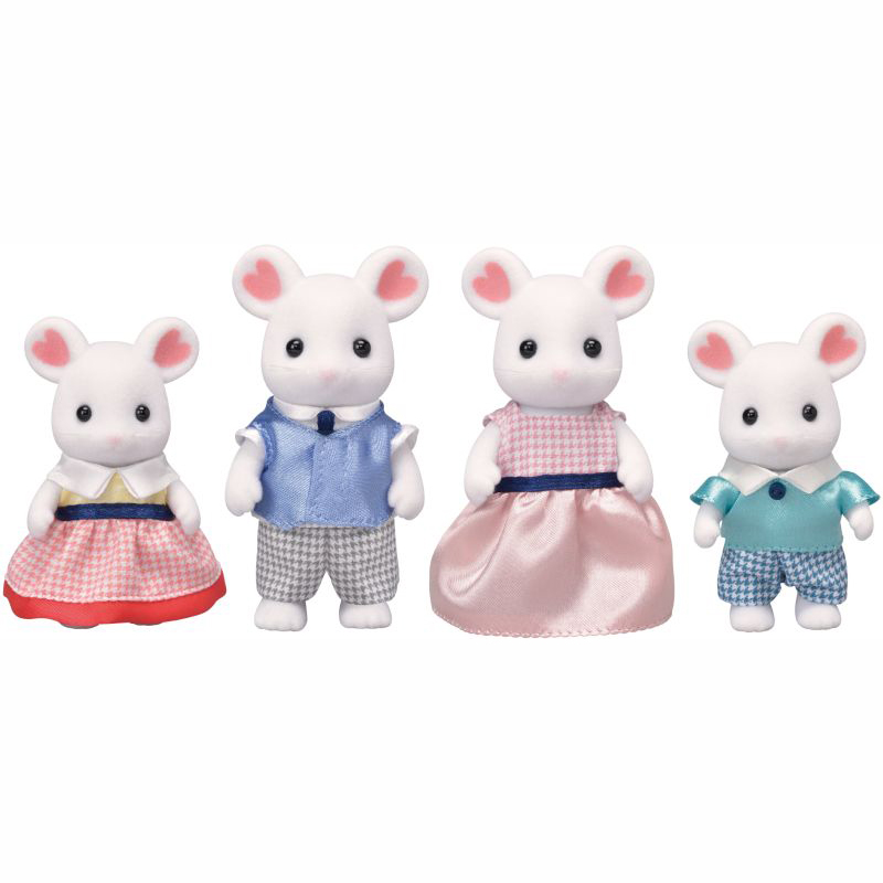 Sylvanian Families Marshmallow Mouse Family 5308