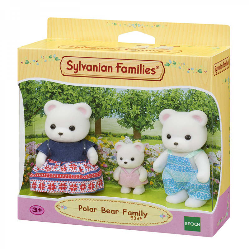 Sylvanian Families Polar Bear Family - Οικογένεια Πολικής Αρκούδας 5396