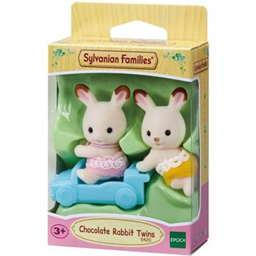 Sylvanian Families Chocolate Rabbit Twins 5420