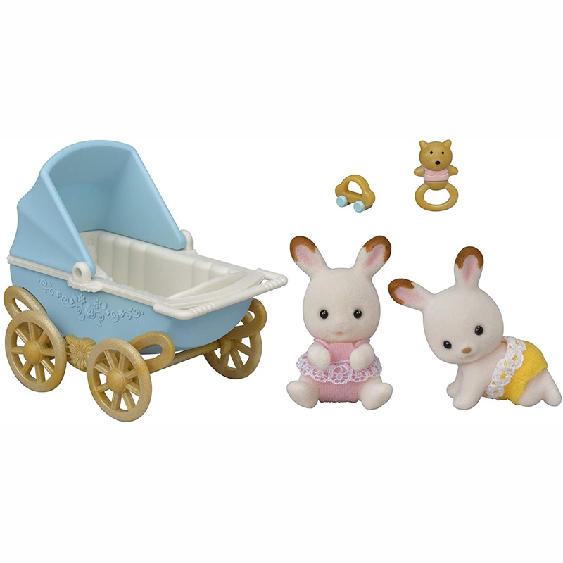 Sylvanian Families Chocolate Rabbit Twins Set Δίδυμα Κουνελάκια 5432