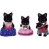 Sylvanian Families Midnight Cat Family 5530