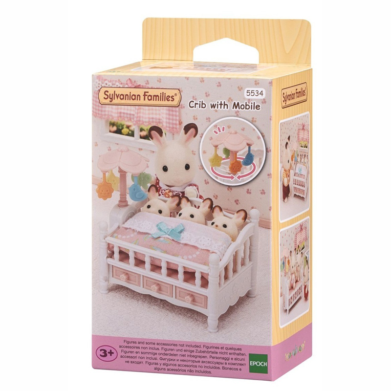 Sylvanian Families Κούνια Μωρού με Κρεμαστό Παιχνίδι - Crib with Mobile 5534