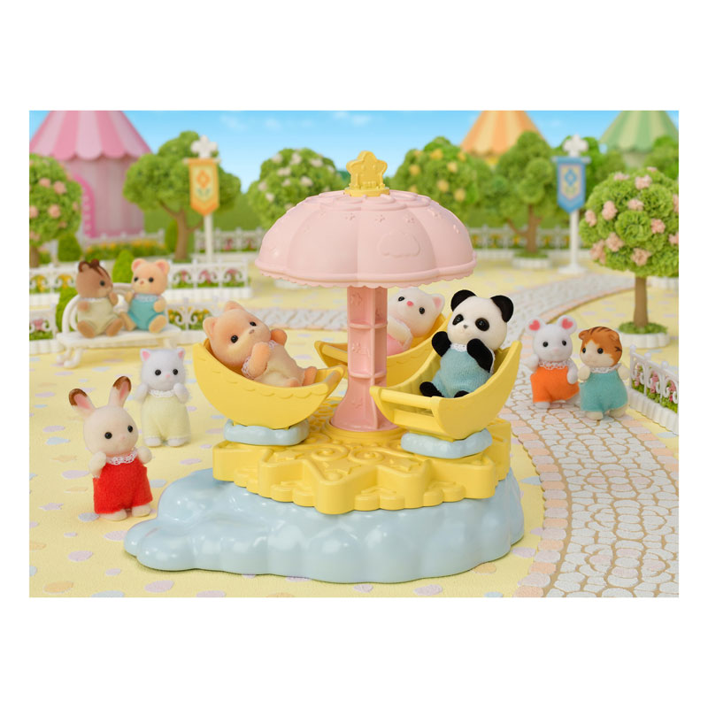 Sylvanian Families Baby Star Carousel Αστεράκι Καρουζέλ με μωρό Panda 5539