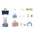 Sylvanian Families Weekend Travel Set - Snow Rabbit Mother Σετ Ταξιδίου με μαμά κουνελάκι 5641