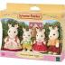 Sylvanian Families Chocolate Rabbit Family Οικογένεια Κουνελιών 5655