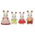 Sylvanian Families Chocolate Rabbit Family Οικογένεια Κουνελιών 5655