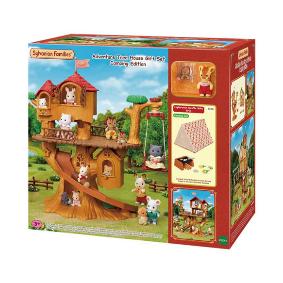 Sylvanian Families Adventure Tree House Gift Set -Camping Edition- 5668