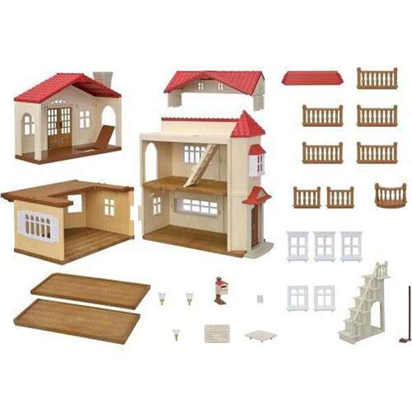 Sylvanian Families Red Roof Country Home - Secret Attic Playroom - 5708
