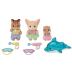 Sylvanian Families Nursery Friends-Η Παρέα των Τριών Διασκεδάζει στην Πισίνα 5749