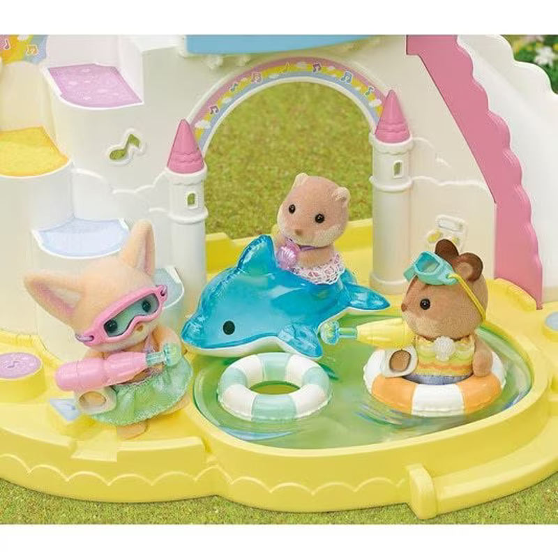 Sylvanian Families Nursery Friends-Η Παρέα των Τριών Διασκεδάζει στην Πισίνα 5749