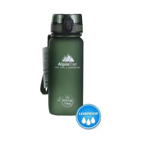 Παγούρι Tritan AlpinTec Πλαστικό Trek Dark Green Σκούρο Πράσινο 650ml T-750DG