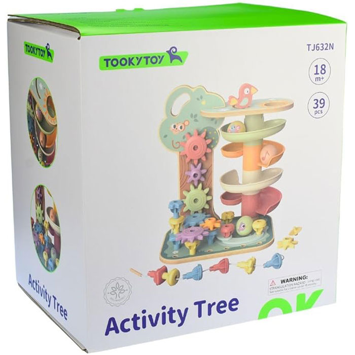 Tooky Toy Activity Game Tree Πύργος με Δέντρο Δραστηριοτήτων TJ632N