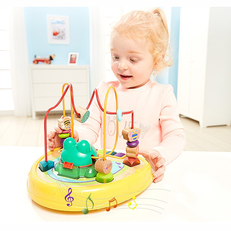 Top Bright Sound Frog Bead Maze (120328)