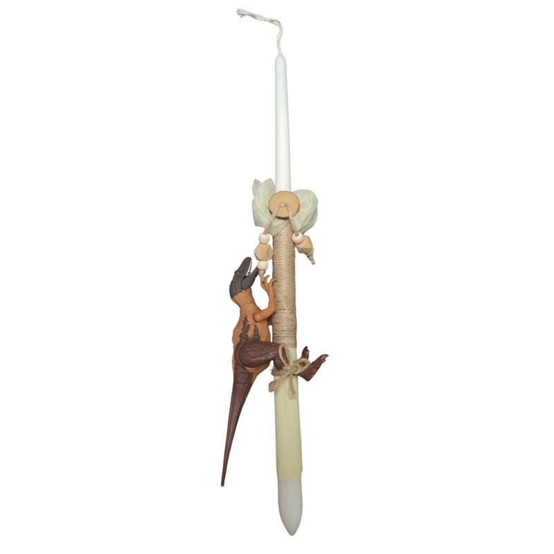 Χειροποίητη Λαμπάδα Δεινόσαυρος Jurassic World με σπαστά μέλη Herrerasaurus TOY-02-2026