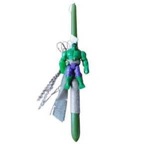 Χειροποίητη Λαμπάδα Marvel Deluxe Φιγούρα Hulk 10cm TOY-26-2026