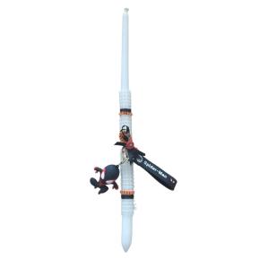 Χειροποίητη Λαμπάδα Λευκό Κερί Μπρελόκ Miles Morales Spider-Verse Keychain Edition TOY-60-2026