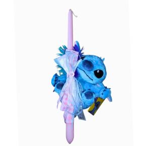 Χειροποίητη Λαμπάδα Disney Λούτρινο Stitch 16εκ. TOY-72-2026