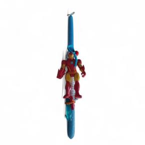 Χειροποίητη Λαμπάδα Marvel Deluxe Φιγούρα Iron Man 10cm TOY-92-2026