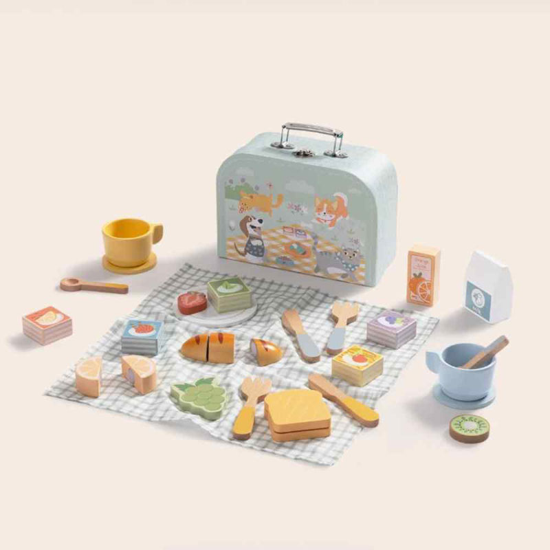Tooky Toy Picnic Basket Set – Σετ Πικνίκ TP535