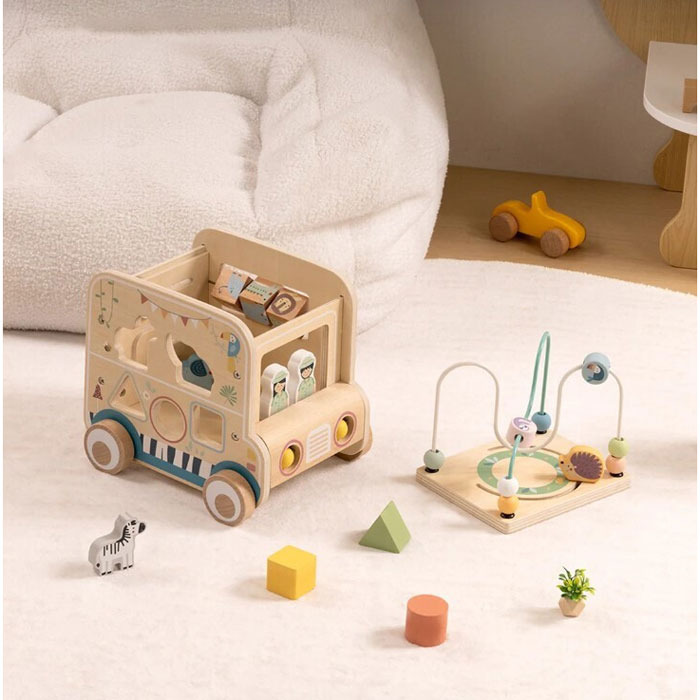 Tooky Toy Versatile Hunting Vehicle - Ξύλινο Εκπαιδευτικό Αυτοκίνητο TP542