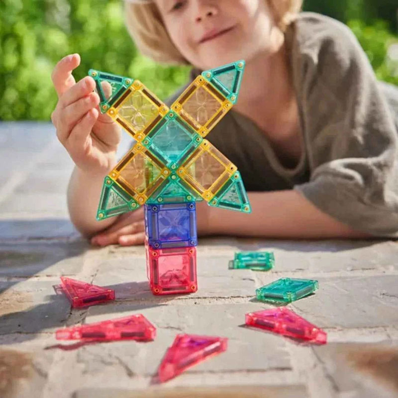 Cleverclixx® Σετ Μαγνητικά πλακίδια Mini Tiles Pack Pastel 28 τμχ. CC-1027