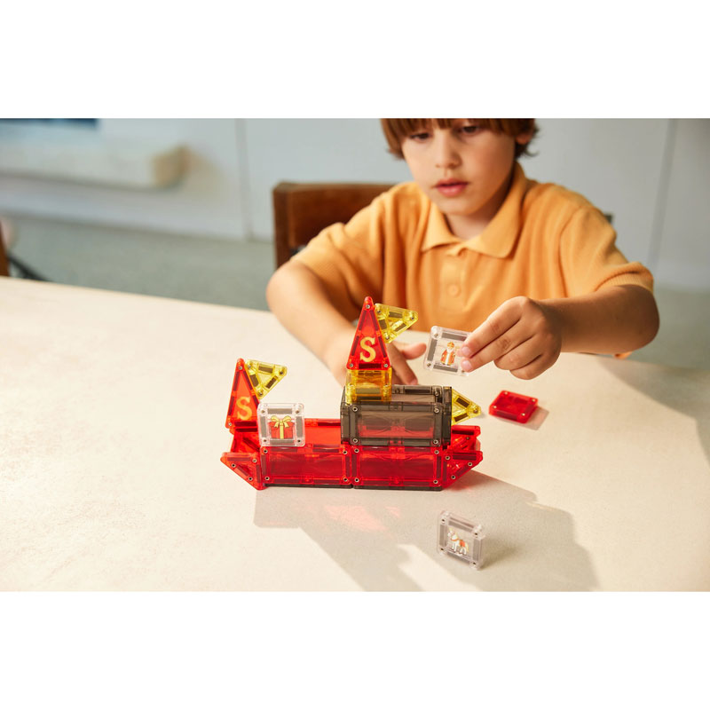 Cleverclixx® Σετ Μαγνητικά πλακίδι Mini Tiles Santa Klaus 30τμχ. CC-1042
