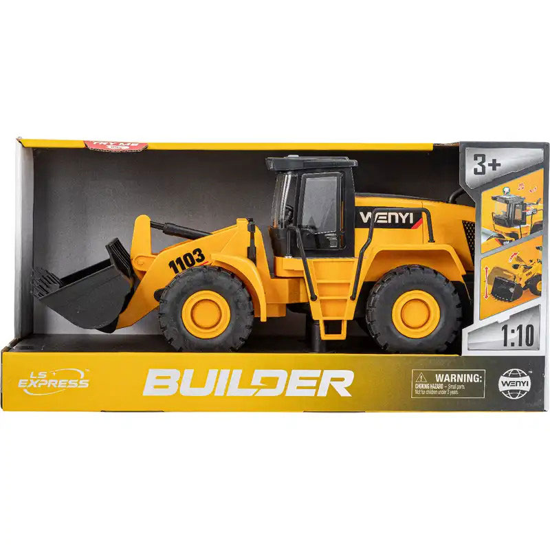 Wenyi LS Express Builder Μπουλντόζα με Ήχο & Φως 1:10 WY1103A