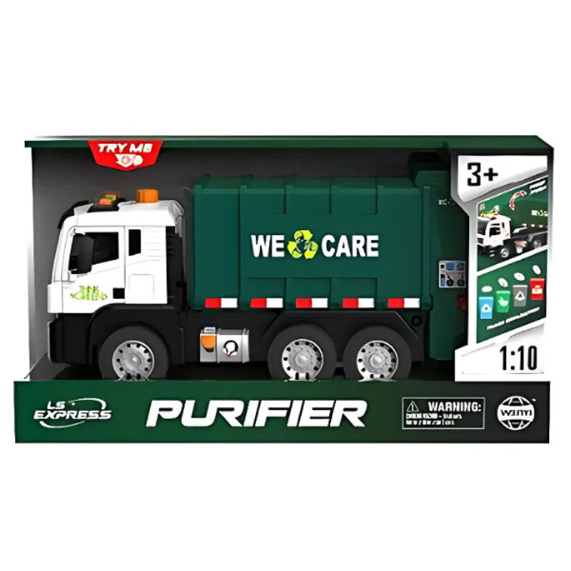 Wenyi LS Express Purifier Φορτηγό Ανακύκλωσης με Ήχο & Φως 1:10 WY1115A