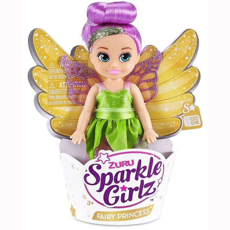 ZURU Sparkle Girlz Fairy Κούκλα- Νεράιδα σε κώνο - Μωβ Μαλλιά